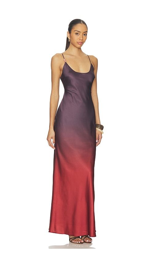 Amaya Bias Maxi Dress in Purple,Red. - size S (also in XS, M, L) - SNDYS - Modalova