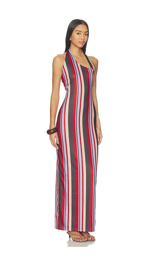 Sherri Asymmetrical Maxi Dress in Chocolate,Red. - size L (also in M, S, XS, XXS) - SNDYS - Modalova