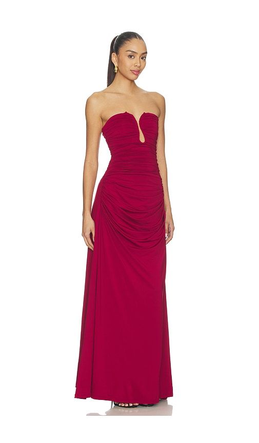 Lilana Maxi Dress in Red. - size L (also in M, S, XS) - SNDYS - Modalova
