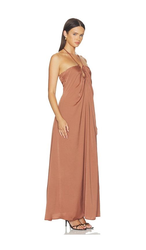 Calana Maxi Dress in Brown. - size M (also in S, XS, XXS) - SNDYS - Modalova