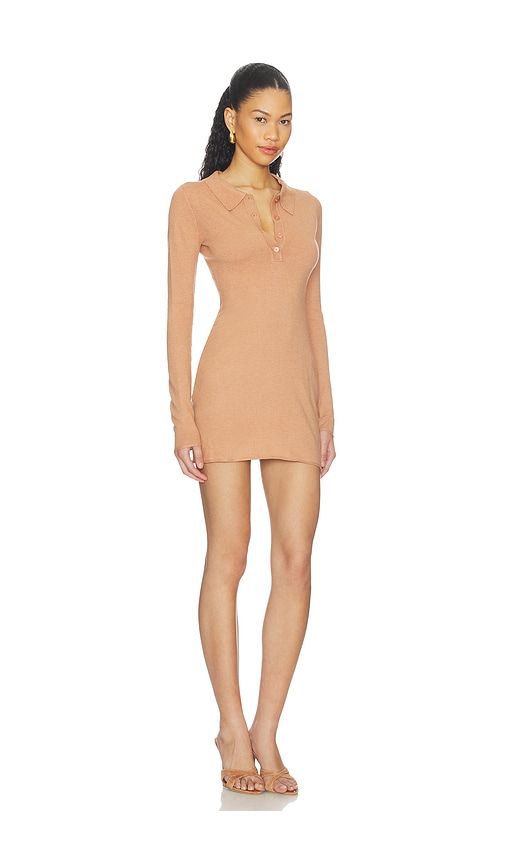 Veda Knit Mini Dress in Tan. - size L (also in M, S, XL, XS, XXS) - SNDYS - Modalova