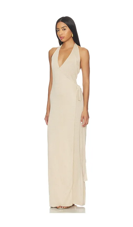 Tiare Shimmer Maxi Dress in . - size L (also in M, S, XL, XS) - SNDYS - Modalova