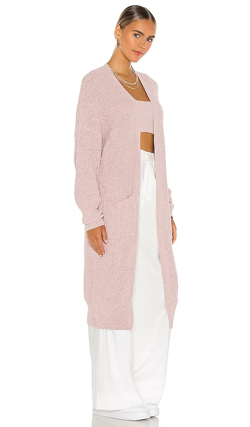 Nettie Knit Cardigan in Pink. - size S (also in L, M, XL, XS) - SNDYS - Modalova