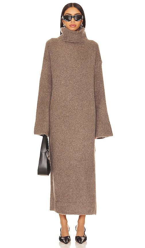 Willow Sweater Dress in Grey. - size L (also in M, S, XL, XS) - SNDYS - Modalova