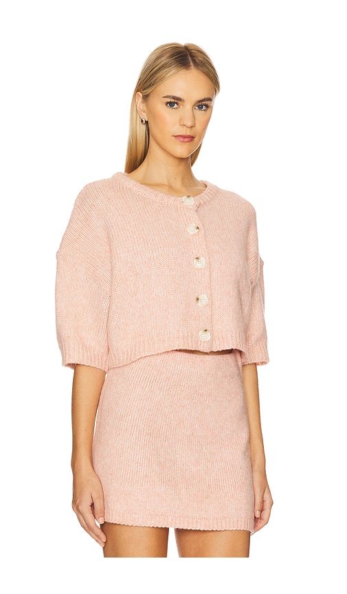 Haze Cardigan in Pink. - size L (also in M, XL, XS) - SNDYS - Modalova