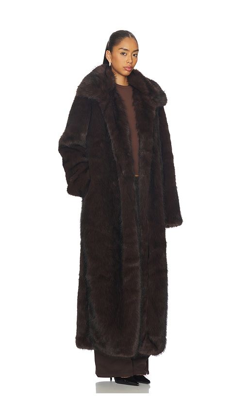 Leila Faux Fur Coat in . - size L (also in M, S, XL, XS, XXS) - SNDYS - Modalova