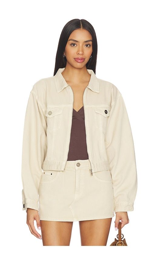 Cole Denim Jacket in Tan. - size L (also in M, S, XL, XS, XXL, XXS) - SNDYS - Modalova