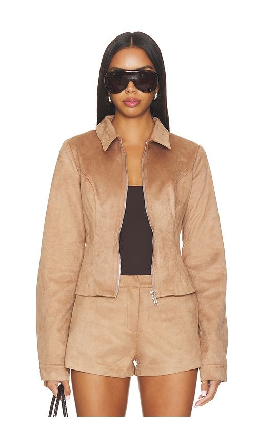 Archer Faux Suede Jacket in . - size S (also in XXS, M, L, XL) - SNDYS - Modalova