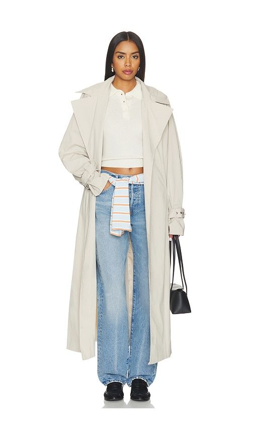 Searle Lightweight Trench Coat in Tan. - size S (also in XXS, XS, M, L, XL) - SNDYS - Modalova