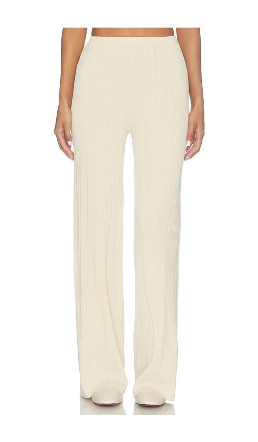Lumi Knit Pants in Neutral. - size L (also in M, S) - SNDYS - Modalova
