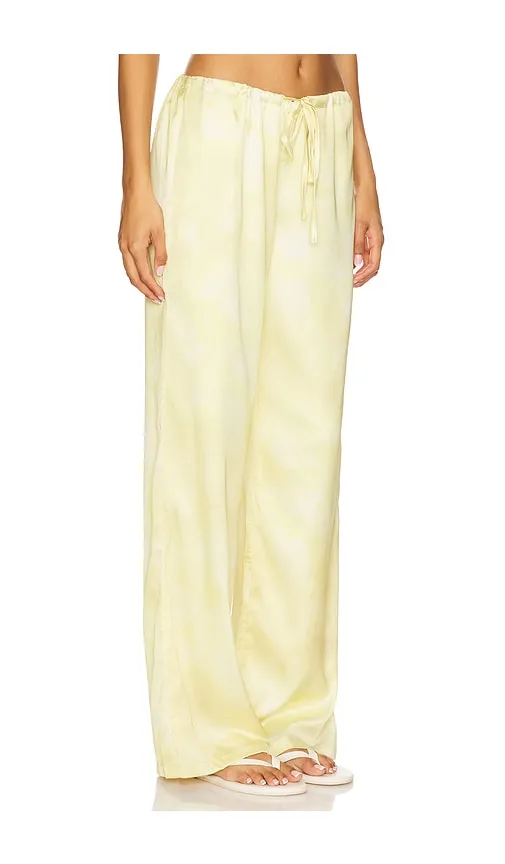Lyra Print Pant in Yellow. - size M (also in S, XS) - SNDYS - Modalova