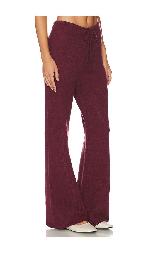 Maja Knit Pant in Wine. - size L (also in S, XL, XS, XXL) - SNDYS - Modalova
