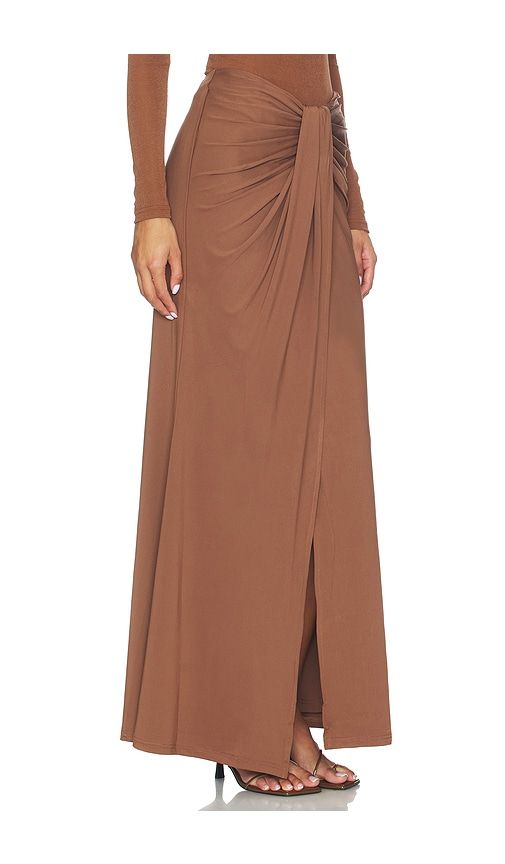 Cantarios Jersey Maxi Skirt in Brown. - size L (also in M, S, XL, XS, XXS) - SNDYS - Modalova