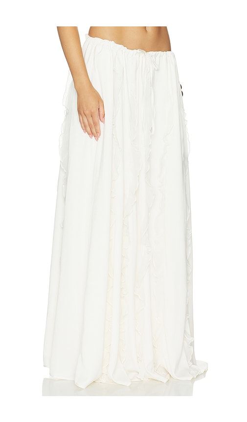 Sereia Maxi Skirt in Ivory. - size L (also in M, S, XL, XS) - SNDYS - Modalova