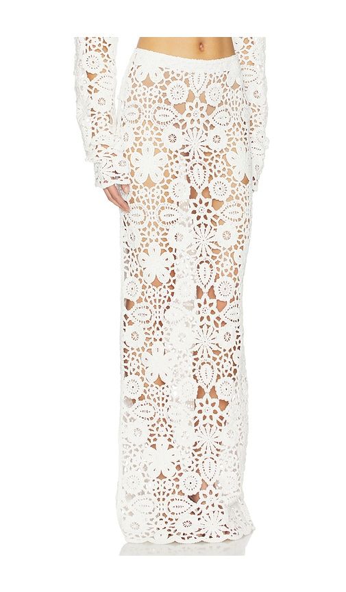 Tala Crochet Maxi Skirt in . - size L (also in M, S, XS) - SNDYS - Modalova