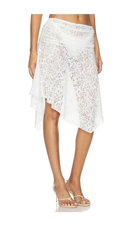 Lilu Lace Midi Skirt in . - size M (also in S, XXS) - SNDYS - Modalova