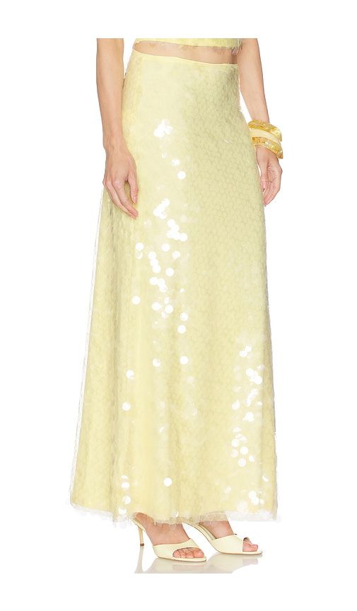 X REVOLVE Calliope Maxi Skirt in Yellow. - size L (also in M, S, XS, XXS) - SNDYS - Modalova