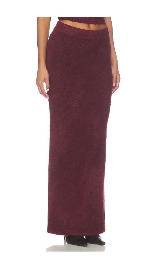 X REVOLVE Winnie Maxi Skirt in Wine. - size L (also in M, S, XL, XS, XXS) - SNDYS - Modalova
