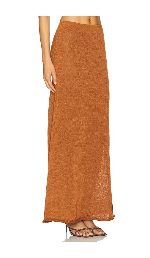 Cali Maxi Skirt in Brick. - size L (also in S, XS) - SNDYS - Modalova