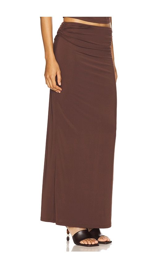 Gabby Maxi Skirt in Chocolate. - size 3X (also in L, XL, XXL) - SNDYS - Modalova
