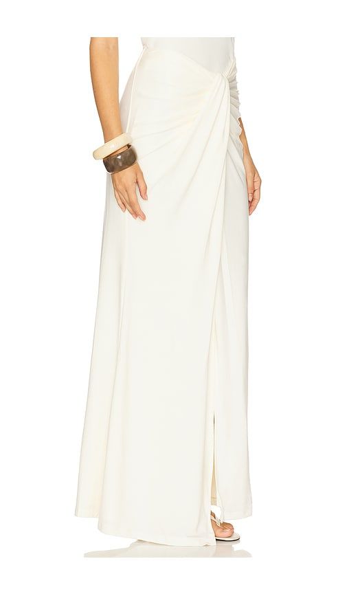 Cantarios Jersey Maxi Skirt in White. - size L (also in M, S, XS) - SNDYS - Modalova