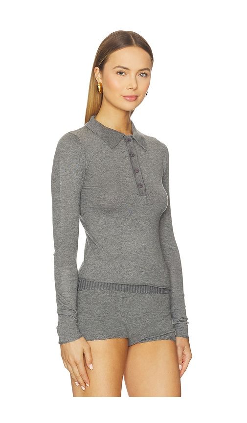 Veda Long Sleeve Top in Grey. - size XL (also in XS, XXS) - SNDYS - Modalova