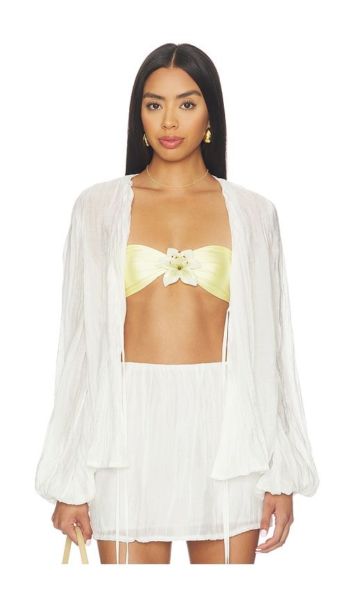 Brandi Crinkle Tie Top in . - size L (also in M, S, XL, XS, XXS) - SNDYS - Modalova