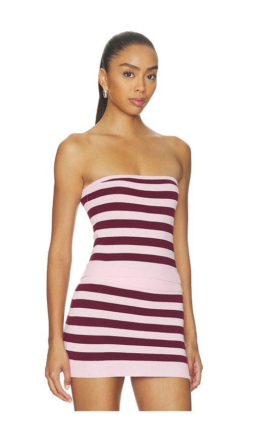 Rita Knit Bandeau Top in Pink. - size L (also in M, S, XL, XS, XXS) - SNDYS - Modalova