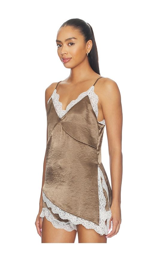 Toni Cami Top in Chocolate. - size L (also in M, S, XL, XS, XXS) - SNDYS - Modalova