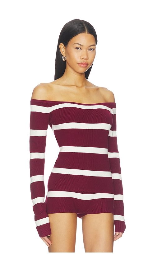 Carla Top in Burgundy. - size L (also in M, S, XL, XS, XXL) - SNDYS - Modalova