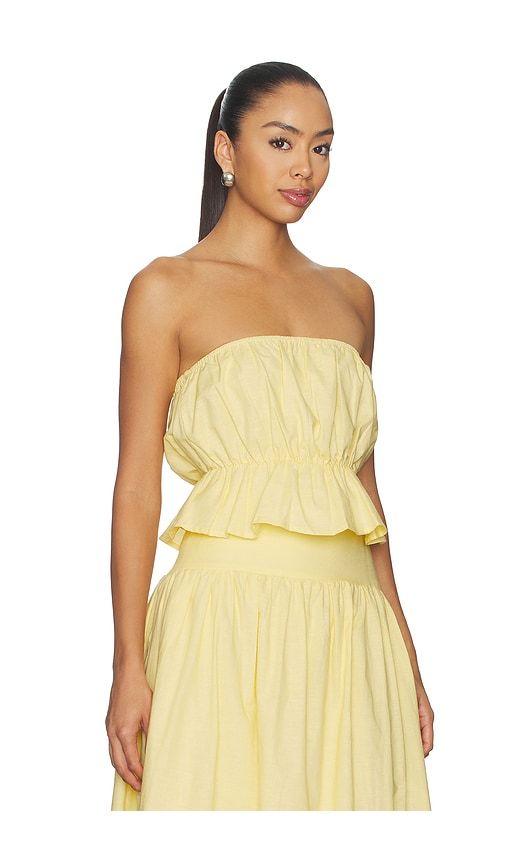 Nesa Strapless Top in Yellow. - size L (also in M, S, XL, XXL) - SNDYS - Modalova