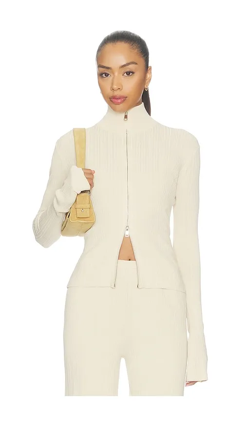 Lumi Knit Top in Neutral. - size L (also in M, S, XL, XS) - SNDYS - Modalova