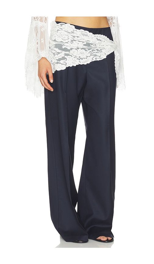 Fiora Tropical Wool Pants in . - size 10 (also in 12, 2, 4, 6, 8) - Sea - Modalova