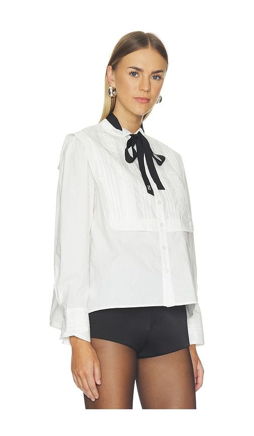 Kathleen Tuxedo Button Down Top in . - size L (also in M, S, XS, XXS) - Sea - Modalova