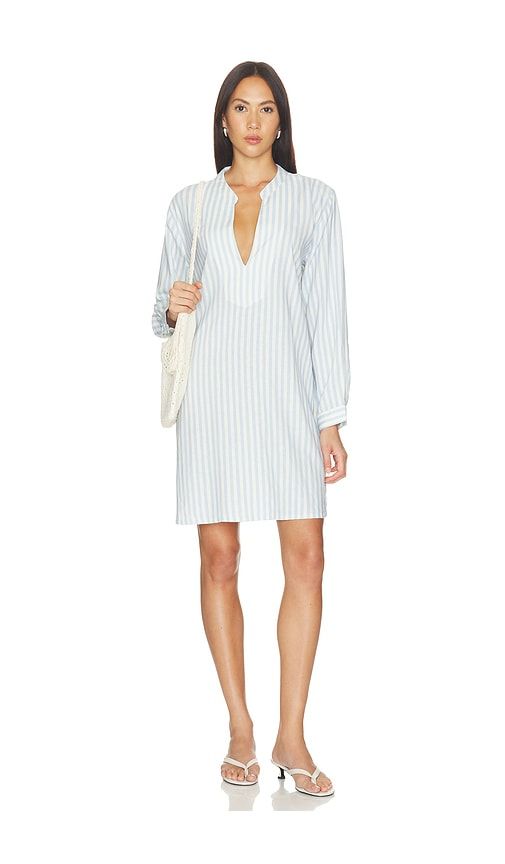 Stripe Boxy Mini Dress in Baby Blue. - size M (also in S, XS) - Seafolly - Modalova