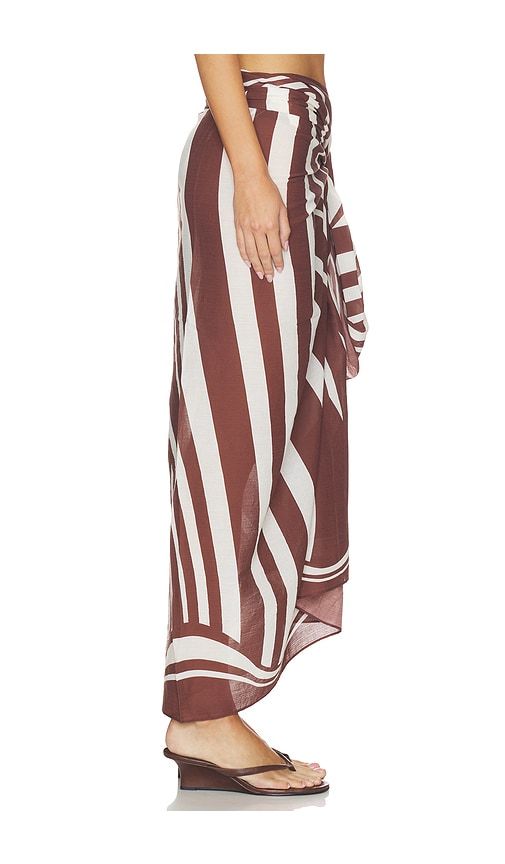 Coastline Sarong in Chocolate - Seafolly - Modalova
