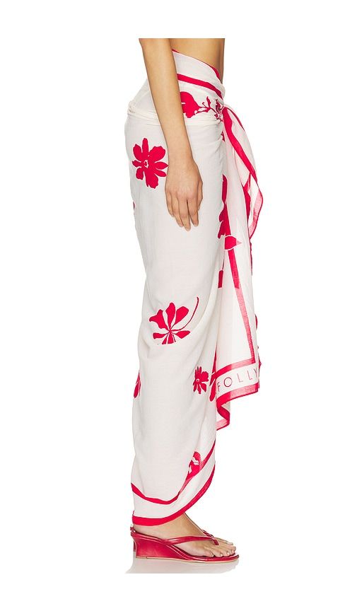 May Flower Sarong in Cream,Red - Seafolly - Modalova