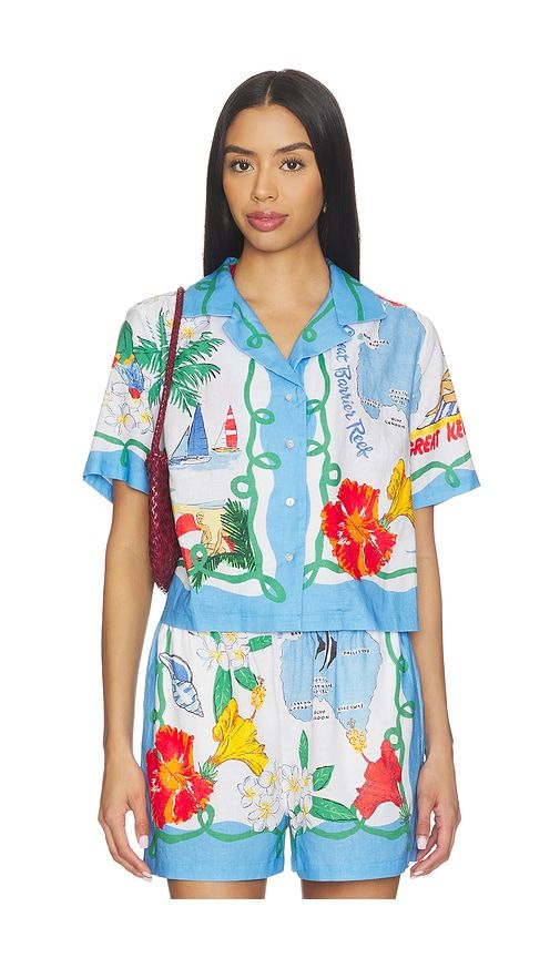 Viva Vacation Shirt in Blue. - size L (also in M, S, XL, XS) - Seafolly - Modalova