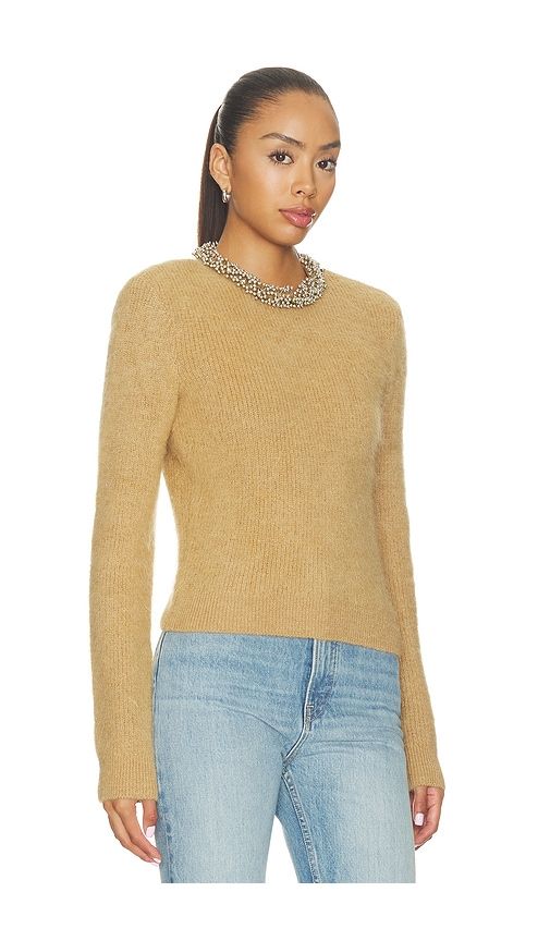 Beaded Trim Knit Jumper in . - size L (also in M, S, XS) - self-portrait - Modalova