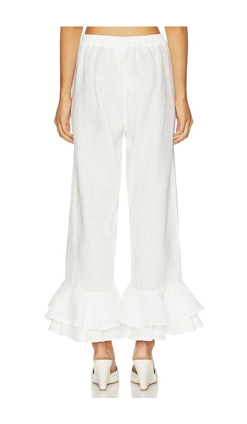 Cha-cha Linen Lounge Pants With Headscarf in . Size L. Also in M, S - Sleeper - Modalova