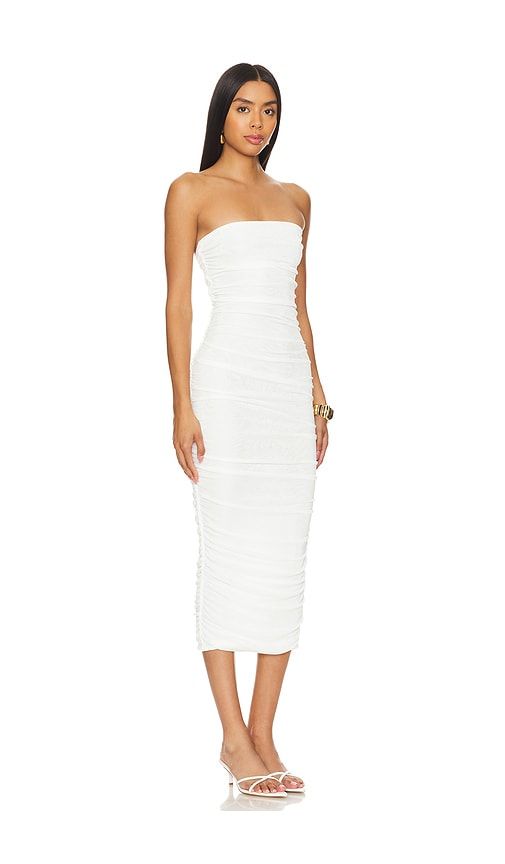Martha Strapless Midi Dress in . - size L (also in XL) - SEROYA - Modalova