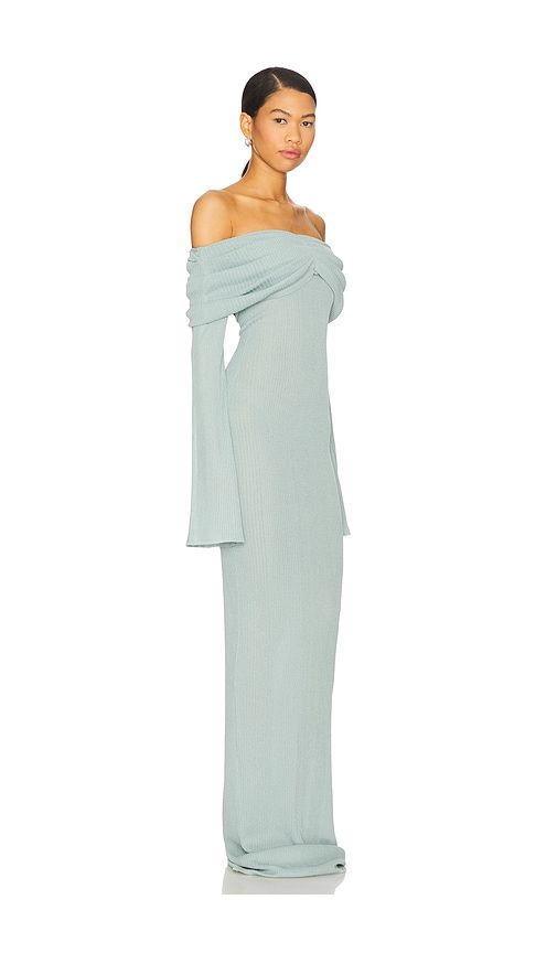 Xenia Maxi Dress in Baby Blue. - size M (also in S, XS) - SEROYA - Modalova