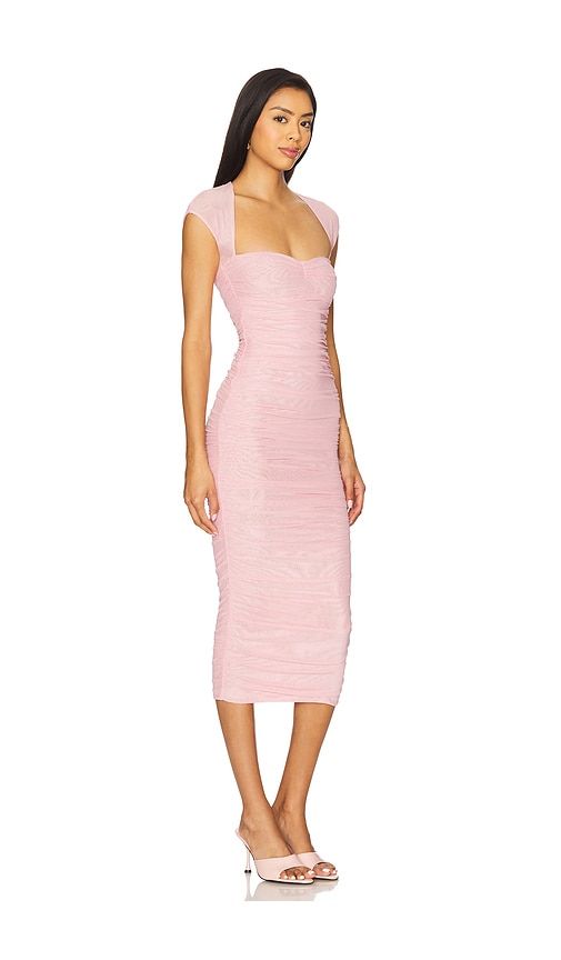 Kylie Midi Dress in Blush. - size S (also in XS, XXS) - SEROYA - Modalova