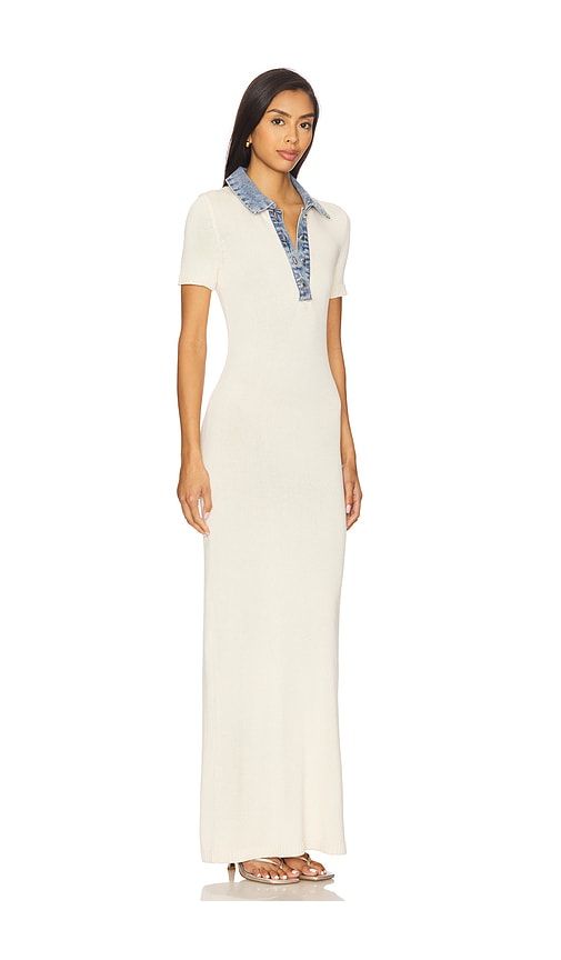 Reye Maxi Dress in Cream. - size M (also in S, XS) - SEROYA - Modalova