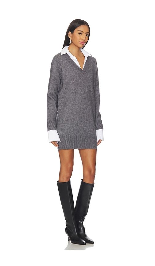 Karli Dress in Grey. - size M (also in S, XS) - SEROYA - Modalova
