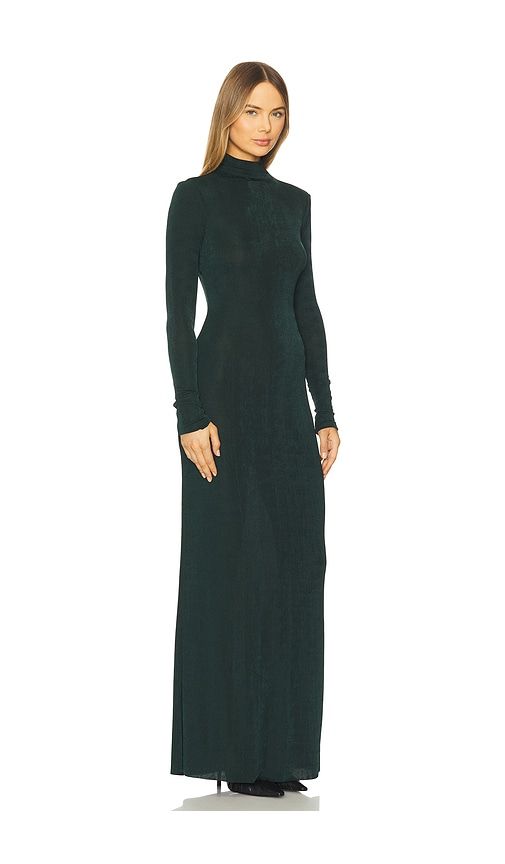Kim Maxi Dress in Dark Green. - size M (also in S, XS) - SEROYA - Modalova