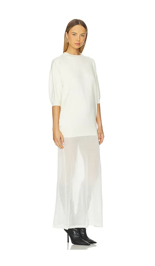 Arwen Maxi Dress in Cream. - size M (also in S) - SEROYA - Modalova