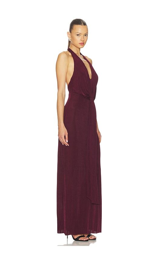 Kayla Maxi Dress in Burgundy. - size S (also in XXS) - SEROYA - Modalova