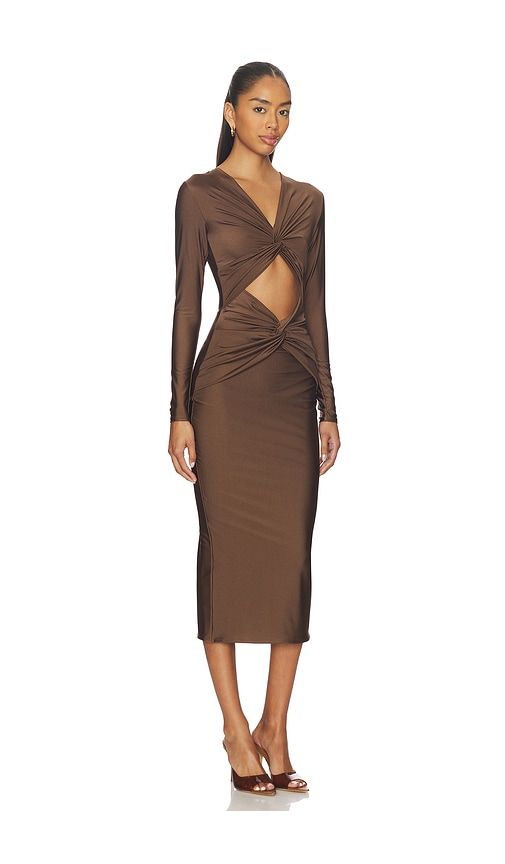 Maida Dress in Brown. - size M (also in S, XXS) - SEROYA - Modalova
