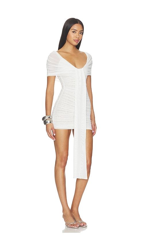 Winslow Mesh Dress in Ivory. - size M (also in S, XL, XS, XXS) - SEROYA - Modalova